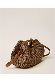 Borsa da donna  Bicolor Marrone Cuoio / Nero Twinset Accessori | 261TB750006228