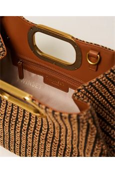 Borsa da donna  Bicolor Marrone Cuoio / Nero Twinset Accessori | 261TB750006228