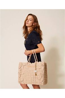Borsa da donna di colore Beige Delicate Sand Twinset Accessori | 261TB751013161