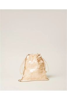 Pochette da donna di colore beige Twinset Accessori | 261TL802012145
