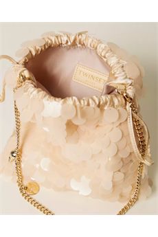 Pochette da donna di colore beige Twinset Accessori | 261TL802012145