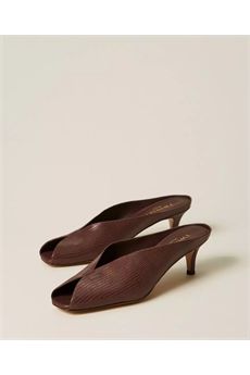 Scarpe da donna Stampa Tejus Coffee Liqueur Twinset | 261TGT01813531