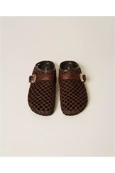 Snadali da donna di colore Coffee Liqueur Twinset | 261TGT03612110