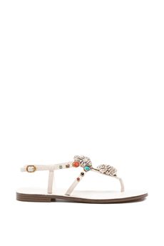 Sandalo da donna di colore perla Twinset | 261TGT06400059