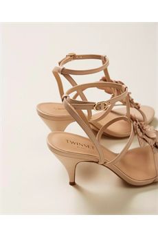 Sandali da donna di colore Beige Rope Twinset | 261TGT08212145