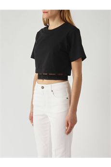 T-shirt da donna di colore nero Twinset | 261TP202000006