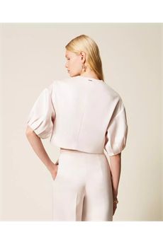 Giacca da donna di colore Sabbia Rosa Twinset | 261TP241000570