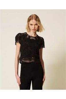 Blusa da donna di colore nero Twinset | 261TP258100006