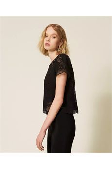 Blusa da donna di colore nero Twinset | 261TP258100006