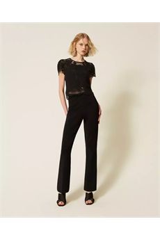 Blusa da donna di colore nero Twinset | 261TP258100006