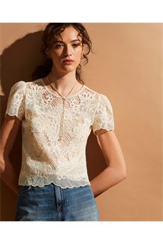 Blusa da donna di colore bianco neve Twinset | 261TP258100282