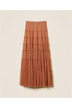 Gonna da donna di colore Marrone Mocha Mousse Twinset | 261TP277313168