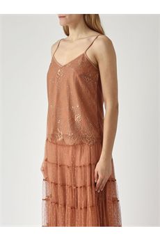 Top da donna di colore mocha Twinset | 261TP277413168