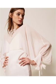 Blusa da donna di colore Sabbia Rosa Twinset | 261TP279100570