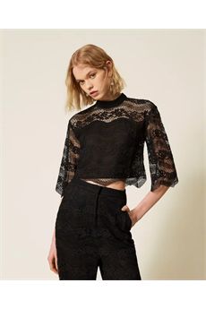 Blusa da donna di colore nero Twinset | 261TP290000006
