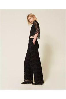 Pantaloni da donna di colore nero Twinset | 261TP290100006