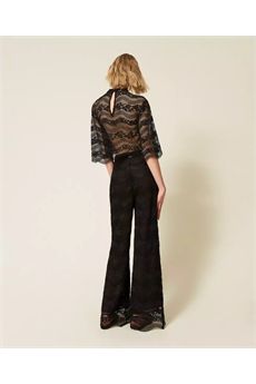 Pantaloni da donna di colore nero Twinset | 261TP290100006