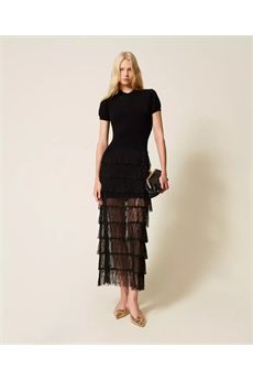 Abito da donna di colore nero Twinset | 261TP316300006