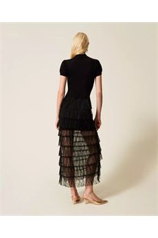 Abito da donna di colore nero Twinset | 261TP316300006