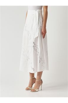 Gonna da donna di colore bianco Twinset | 261TT203000001
