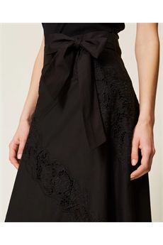 Gonna da donna di colore nero Twinset | 261TT203000006