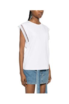 T-shirt da donna di colore bianco Twinset | 261TT206300001
