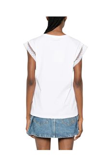 T-shirt da donna di colore bianco Twinset | 261TT206300001