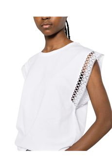 T-shirt da donna di colore bianco Twinset | 261TT206300001