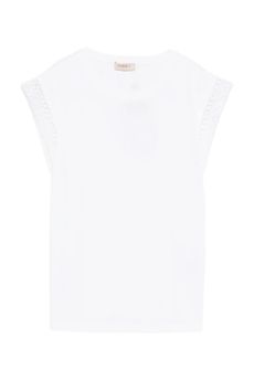 T-shirt da donna di colore bianco Twinset | 261TT206300001