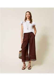 T-shirt da donna di colore bianco Twinset | 261TT206400001