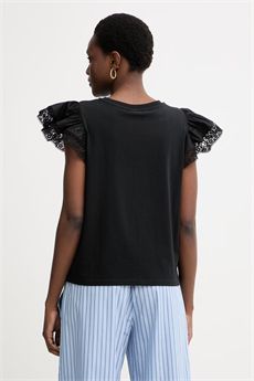 T-shirt da donna di colore nero Twinset | 261TT206400006