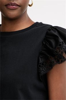 T-shirt da donna di colore nero Twinset | 261TT206400006