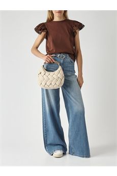 T-shirt da donna di colore caffè Twinset | 261TT206412110