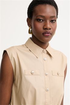 Camicia da donna di colore beige Twinset | 261TT223312145