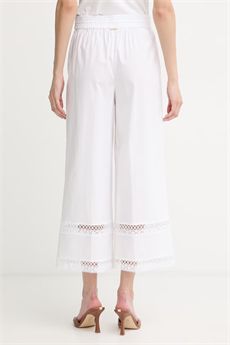 Pantaloni da donna di colore bianco Twinset | 261TT225200001
