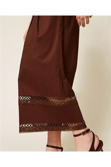 Pantaloni da donna di colore Coffee Liqueur Twinset | 261TT225212110