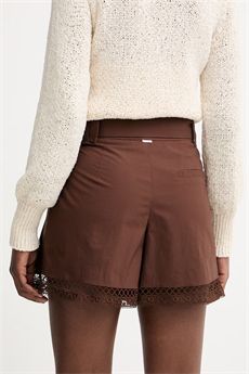Shorts da donna di colore marrone Twinset | 261TT225312110