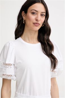 T-shirt da donna di colore bianco Twinset | 261TT226000001
