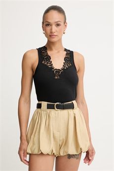 Top da donna di colore nero Twinset | 261TT236000006