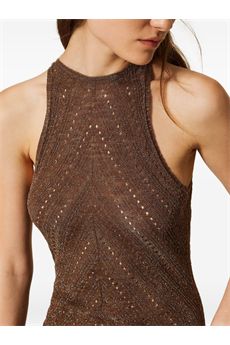Abito da donna dic olore caffè Twinset | 261TT321313566