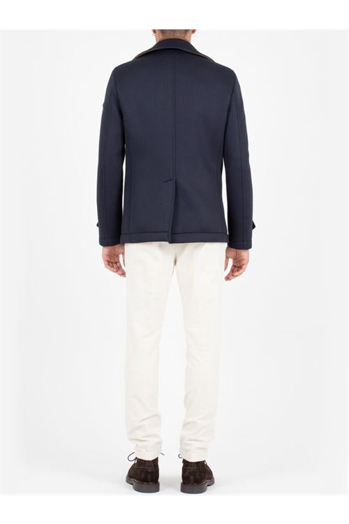 Peacoat in viscosa e neoprene MANUEL RITZ MANUEL RITZ | Giaccone | H8318Y/20373689