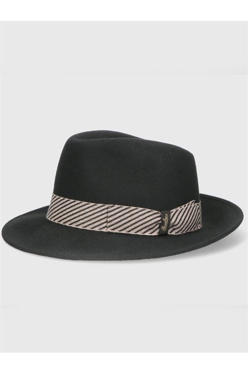 DAMIANO FELTRO LANA CINTA RIGATA BORSALINO | Cappello | 170018106