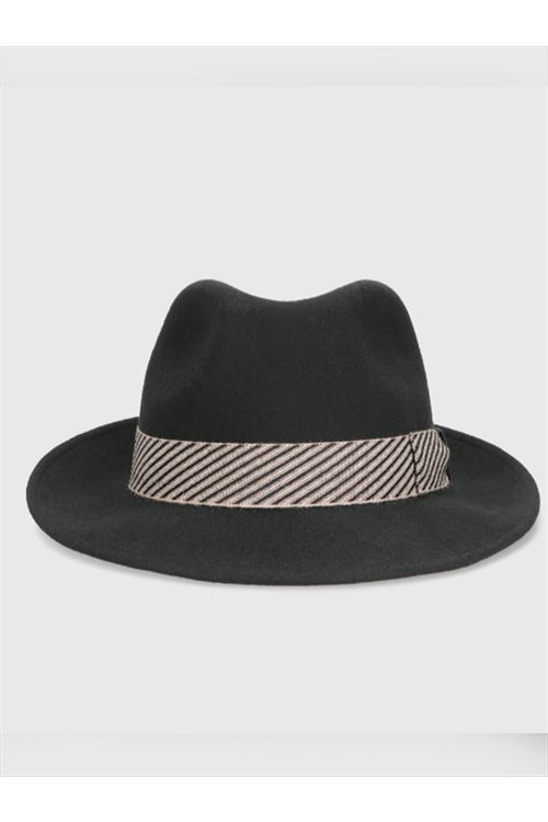 DAMIANO FELTRO LANA CINTA RIGATA BORSALINO | Cappello | 170018106