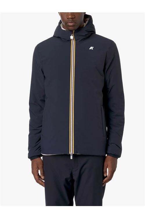 JACK ST WARM REVERSIBLEBLUE DEPTH-BEIGE GREY K-WAY | Giubbotto | JACK ST WARM DOUBLEATJ