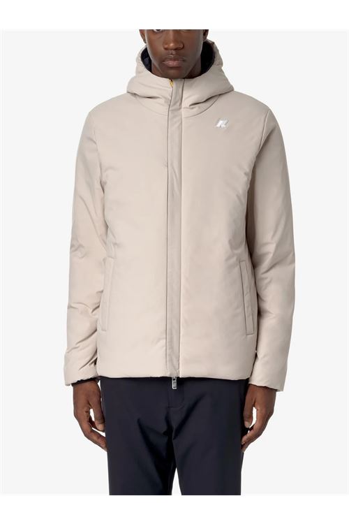 JACK ST WARM REVERSIBLEBLUE DEPTH-BEIGE GREY K-WAY | Giubbotto | JACK ST WARM DOUBLEATJ