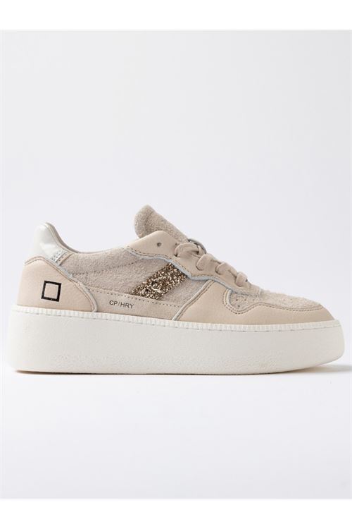 SNEAKERS D.A.T.E. | Sneakers | COURT PLATFORM HAIRYBEIGE