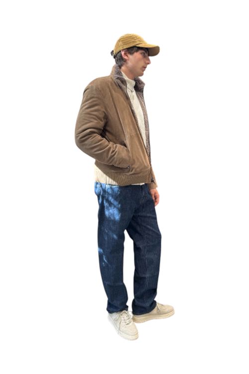 Giubbotto scamosciato beige GALLOTTI | Giubbotto | 232691-S964419228