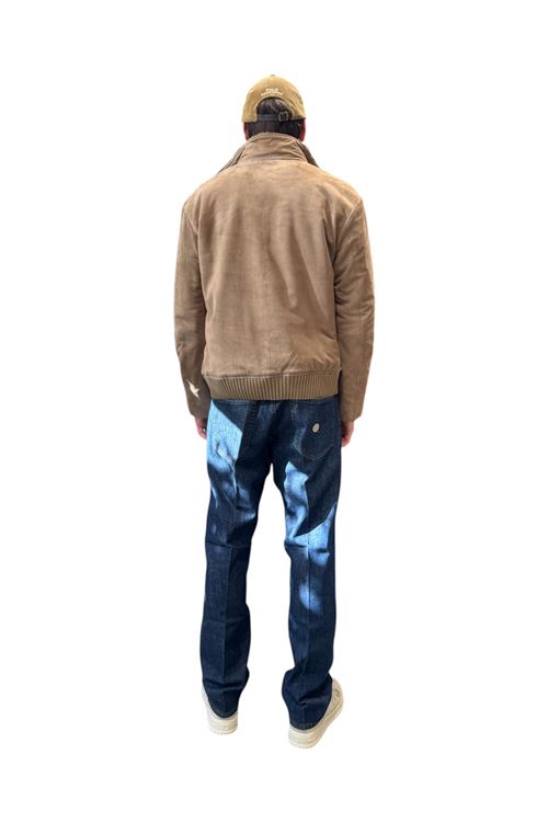 Giubbotto scamosciato beige GALLOTTI | Giubbotto | 232691-S964419228