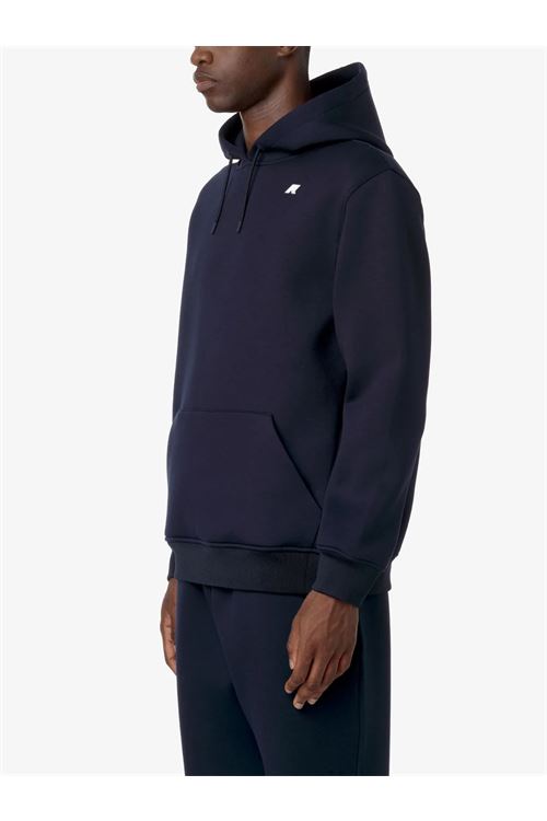 Felpa con Cappuccio in Pile Uomo Blu con Cappuccio Regolabile K-WAY | Felpa | BERNIE SPACERK89