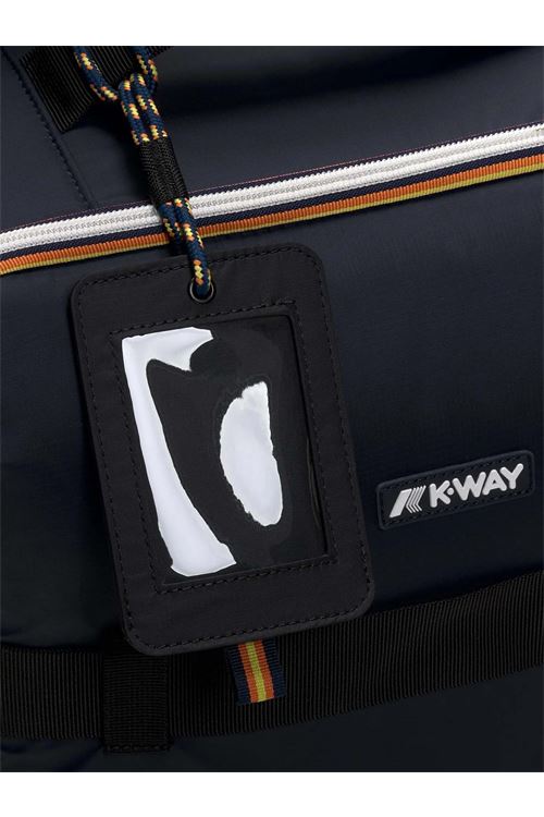 Trolley Cabina Unisex Blu Profondo con Tasche Organizzative K-WAY | Trolley | BLOSSAC SY04